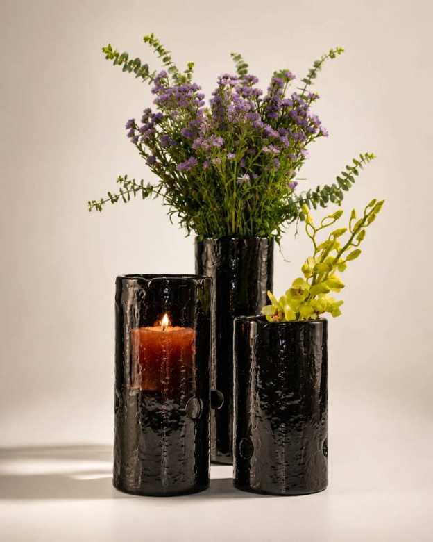 Epiphany Glass Candle Holders image 5