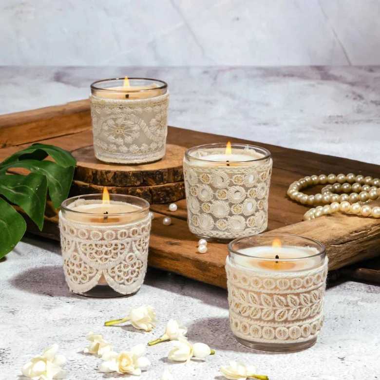 Mehfil Set of Four Votive Candles - Set of Four