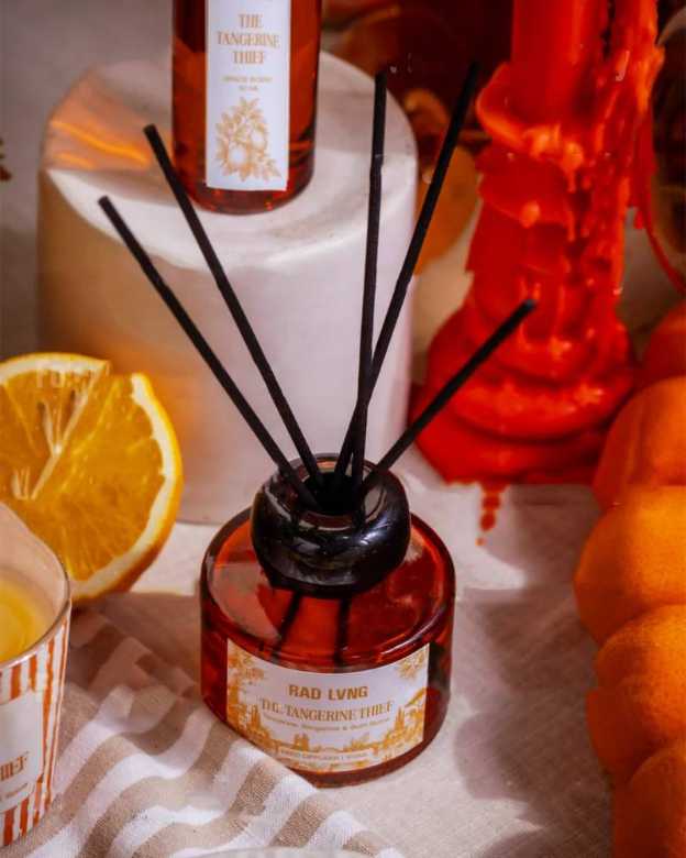 The Tangerine Thief Reed Diffuser - Diffuser + Candle Bundle
